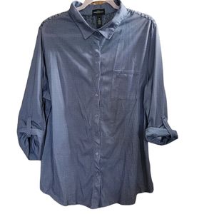 Karen Brooks size 2X Color:Denim blue